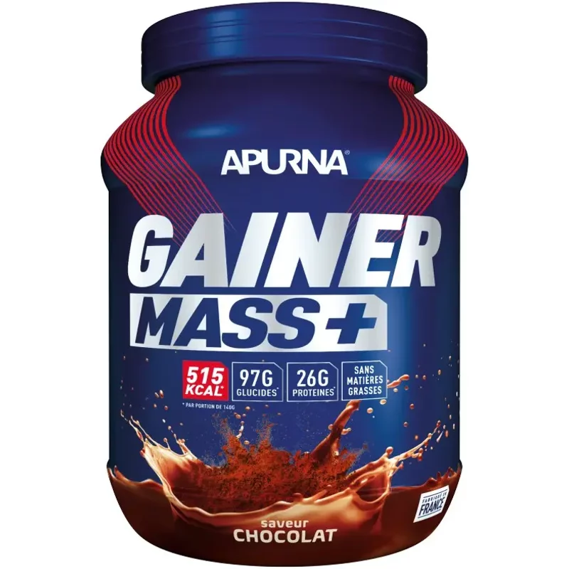 Pot Apurna Gainer Mass Plus - Chocolat - 1.1 Kg