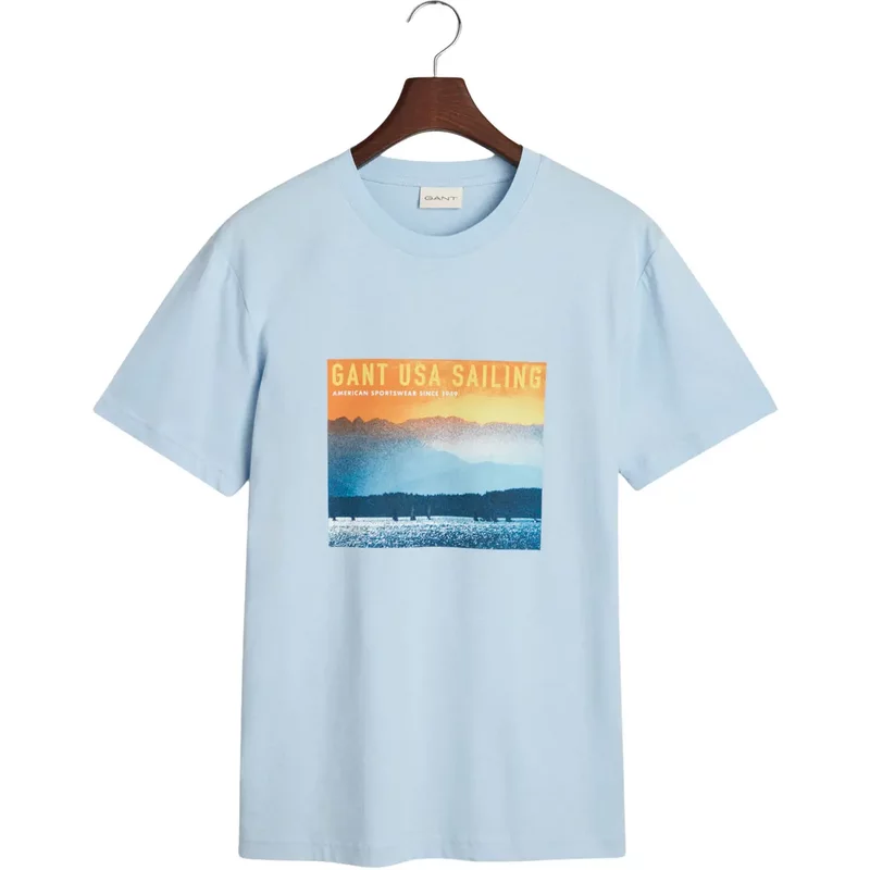 T-shirt Gant Placed Graphic