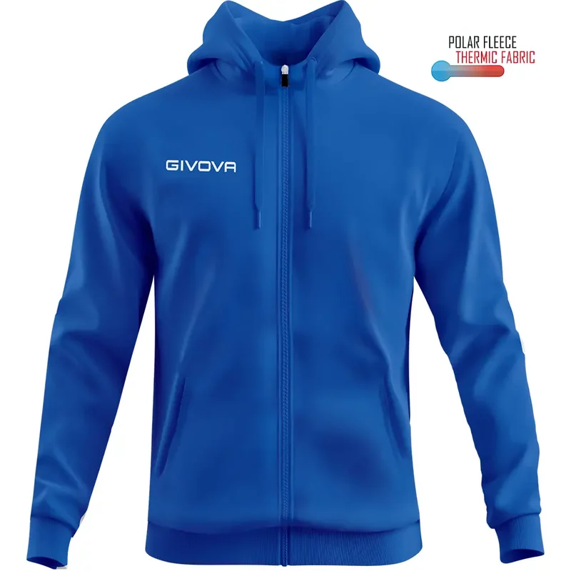 Sweatshirt à capuche polaire zippé enfant Givova 500