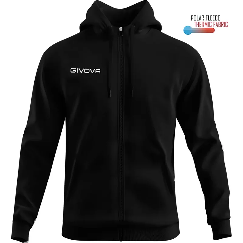 Sweatshirt à capuche polaire zippé enfant Givova 500
