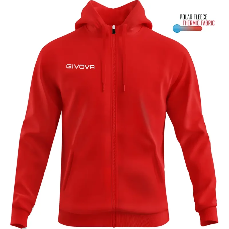 Sweatshirt à capuche polaire zippé enfant Givova 500