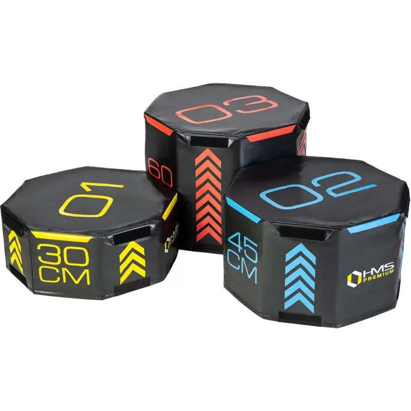 Boîte plyométrique octagone souple HMS PYOBS01 Premium (x3)