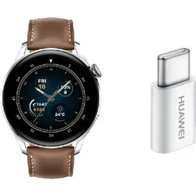 Montre connectée avec adaptateur 5V2A Type C Huawei Watch 3 Classic
