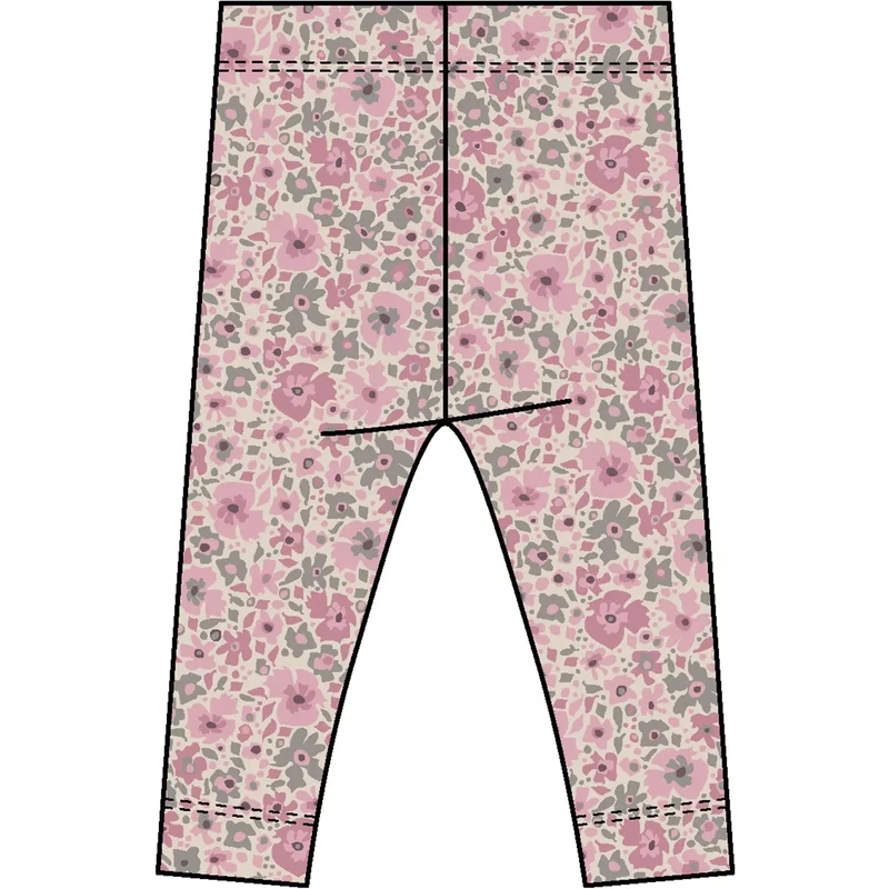 Legging à fleurs bébé fille Hummel Aop
