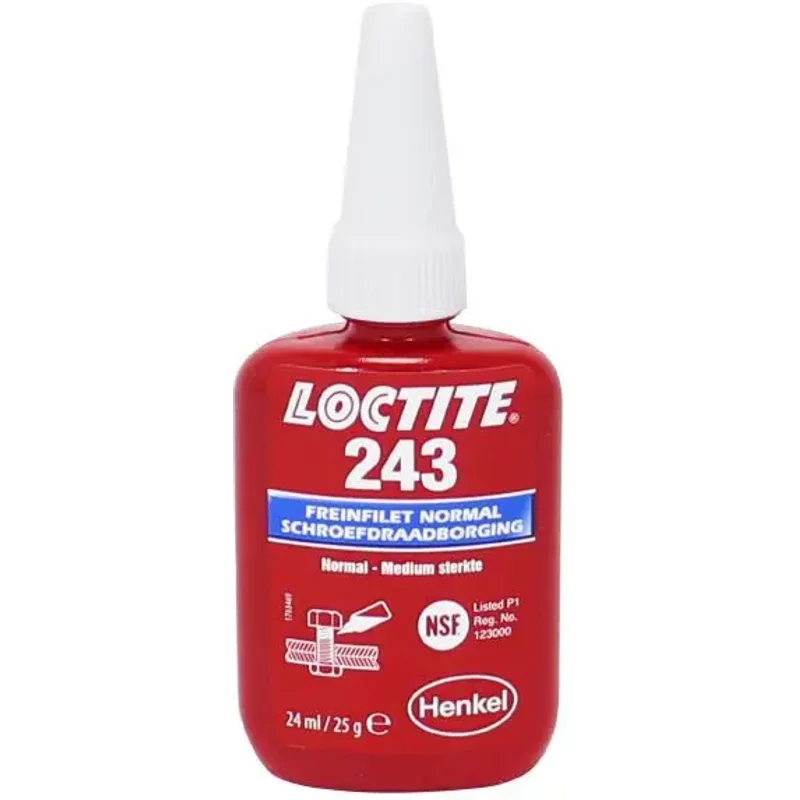Frein filet normal a resistance moyenne sous blister Loctite 243