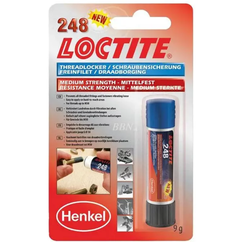 Frein filet normal a resistance moyenne sous blister Loctite 248