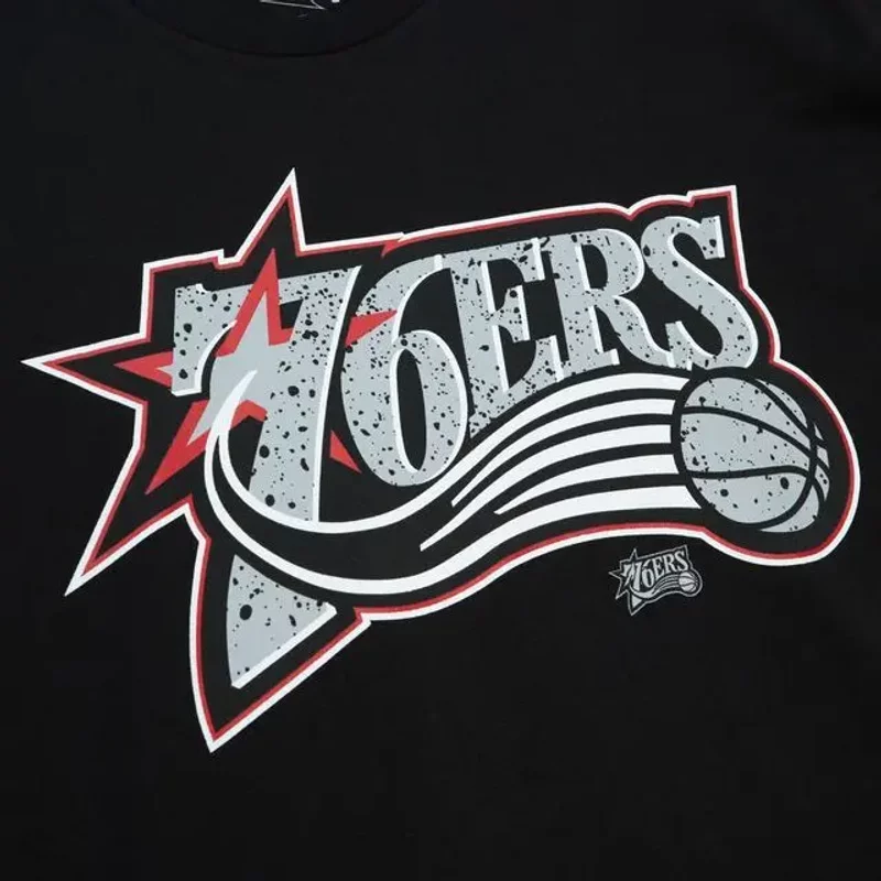 T-shirt Philadelphia 76ers NBA Cracked Cement
