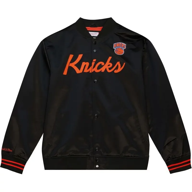 Blouson en satin légere New York Knicks Special Script