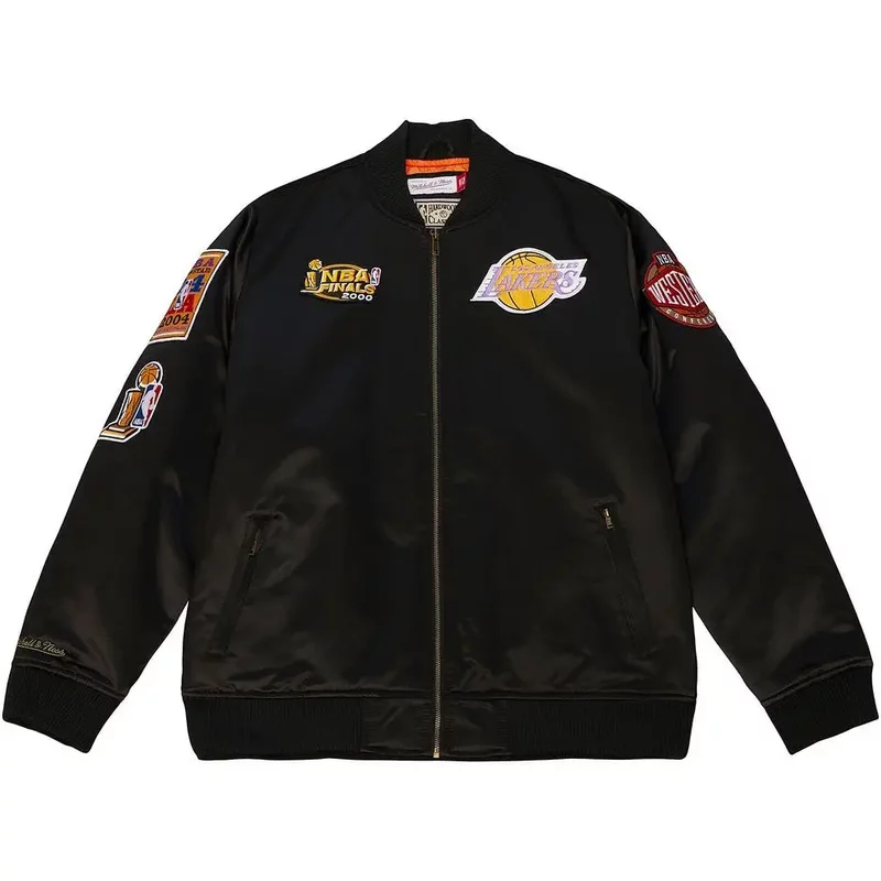 Blouson en satin Los Angeles Lakers Flight NBA