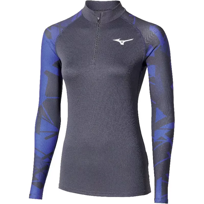 Maillot manches longues 1/4 zip femme Mizuno VIRT G5