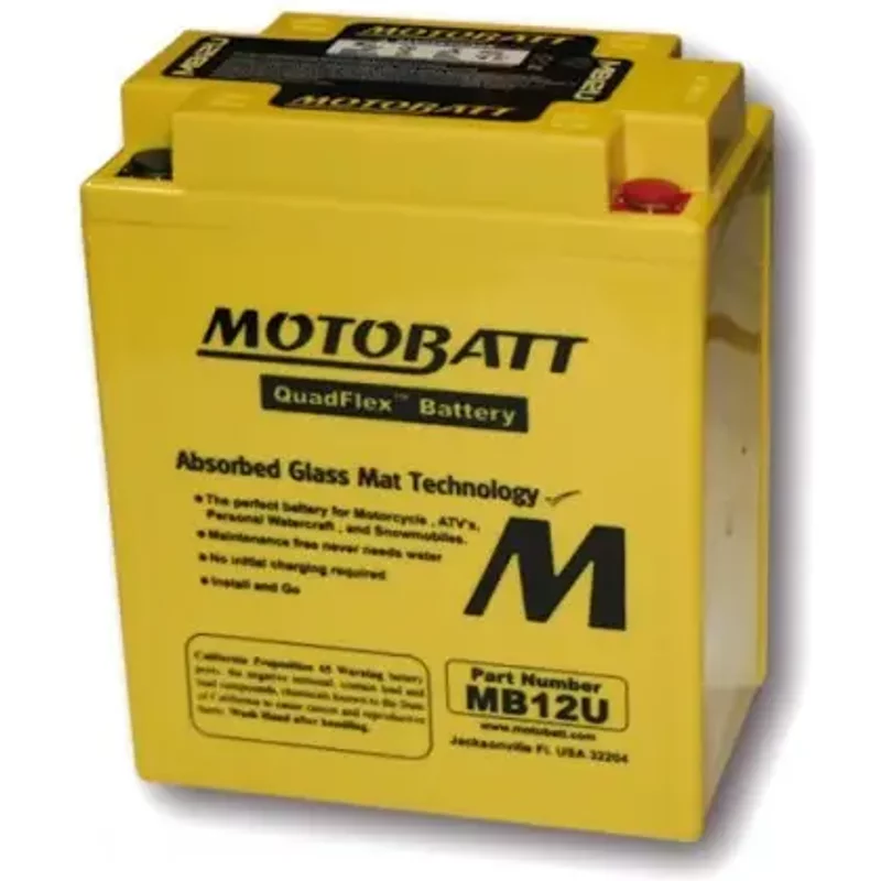 Batterie moto Motobatt MB12U (4 poles)