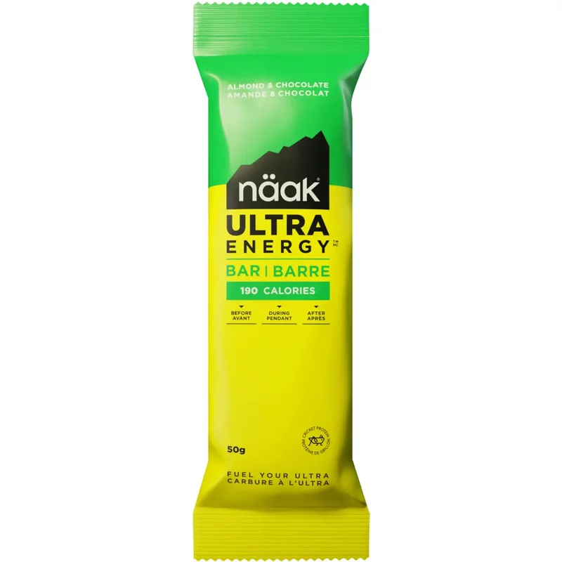 Barres de nutrition - Sachets Individuels à la saveur amandes et chocolat Naäk