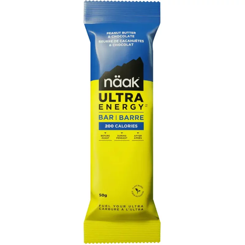 Barres de nutrition - Sachets Individuels à la saveur beurre d'arachide et chocolat Naäk