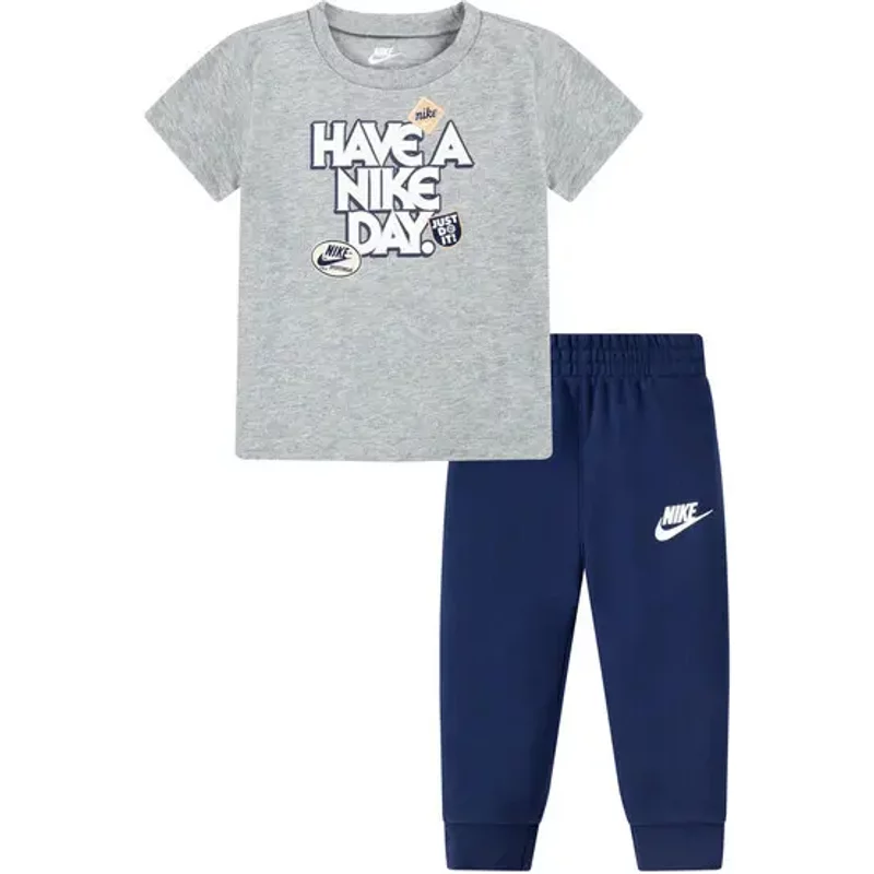Ensemble t-shirt et jogging bébé garçon Nike SOA Fleece
