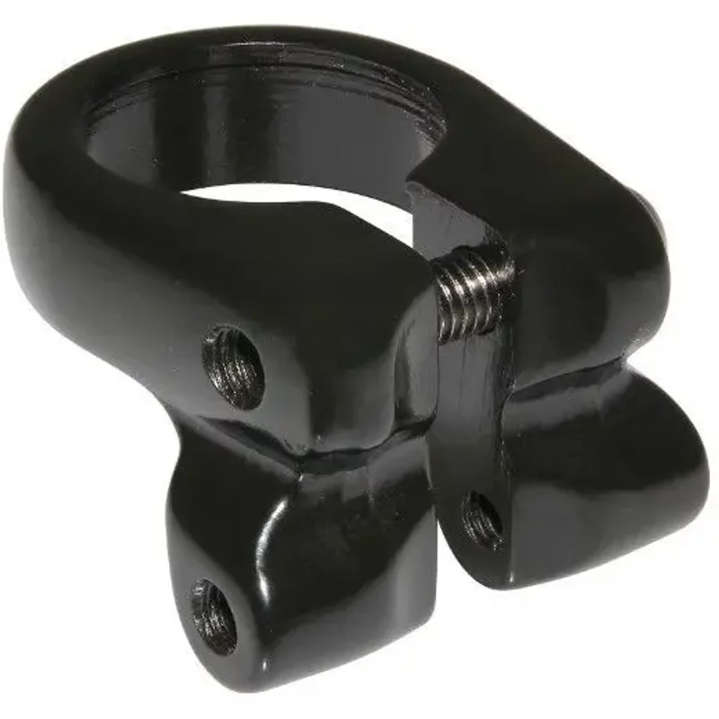 Collier de serrage tige de selle avec fixation porte bagage aluminium P2R