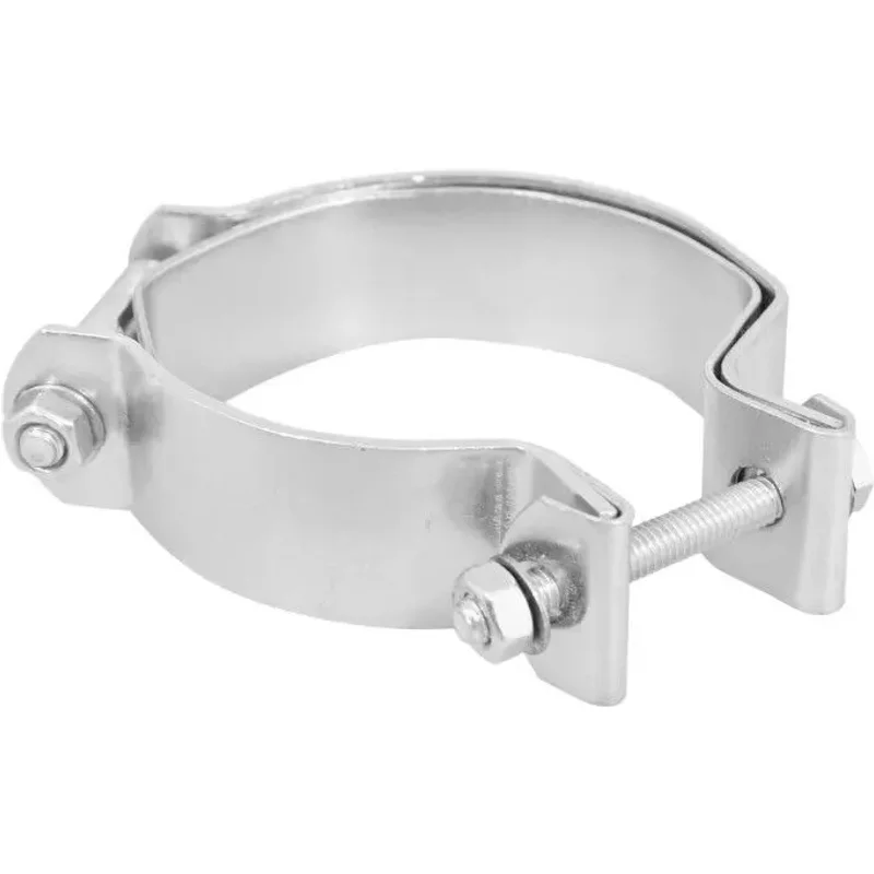 Collier de serrage pour échappement double avec fixations P2R MBK AV7