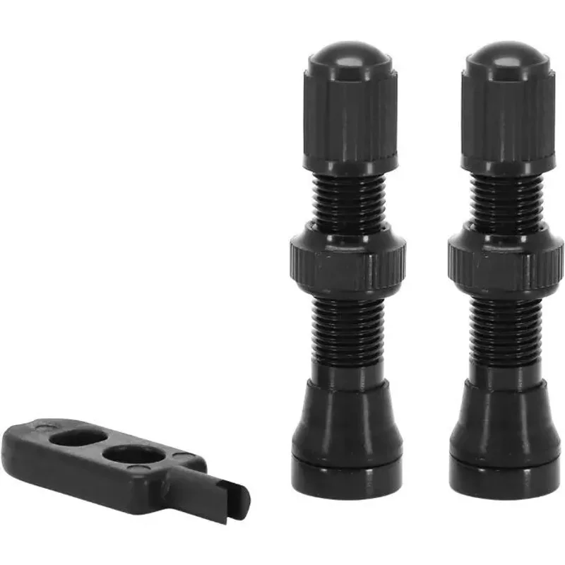 Paire de valve de pneu tubeless obus démontable P2R Schrader Velox