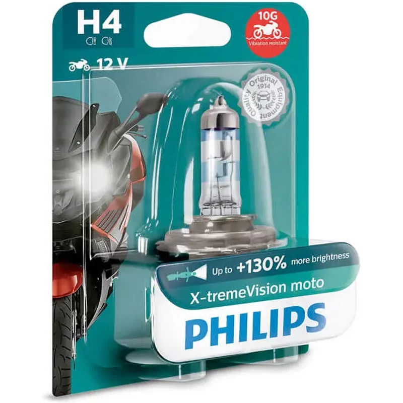 Éclairage moto Philips 12342XVBW - H4 X-Treme Vision