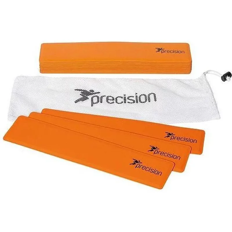 Marqueurs rectangulaires en caoutchouc Precision (x15)