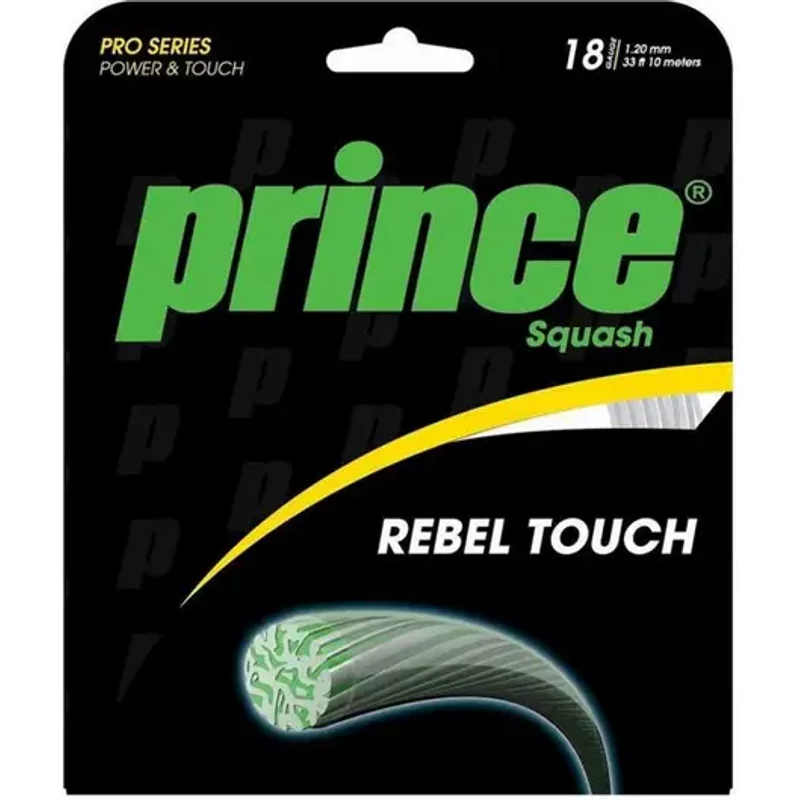 Ensemble cordage de squash Prince Rebel Touch 18