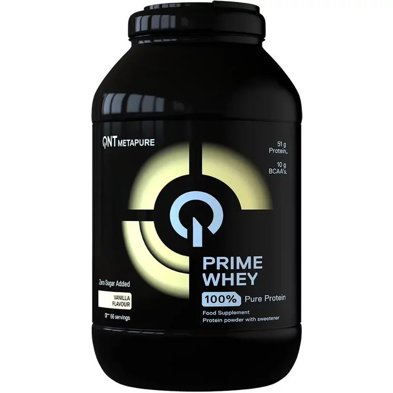 Protéine mélange 100 % d'isolat et de concentré de lactosérum Vanille QNT Prime Whey 2 kg