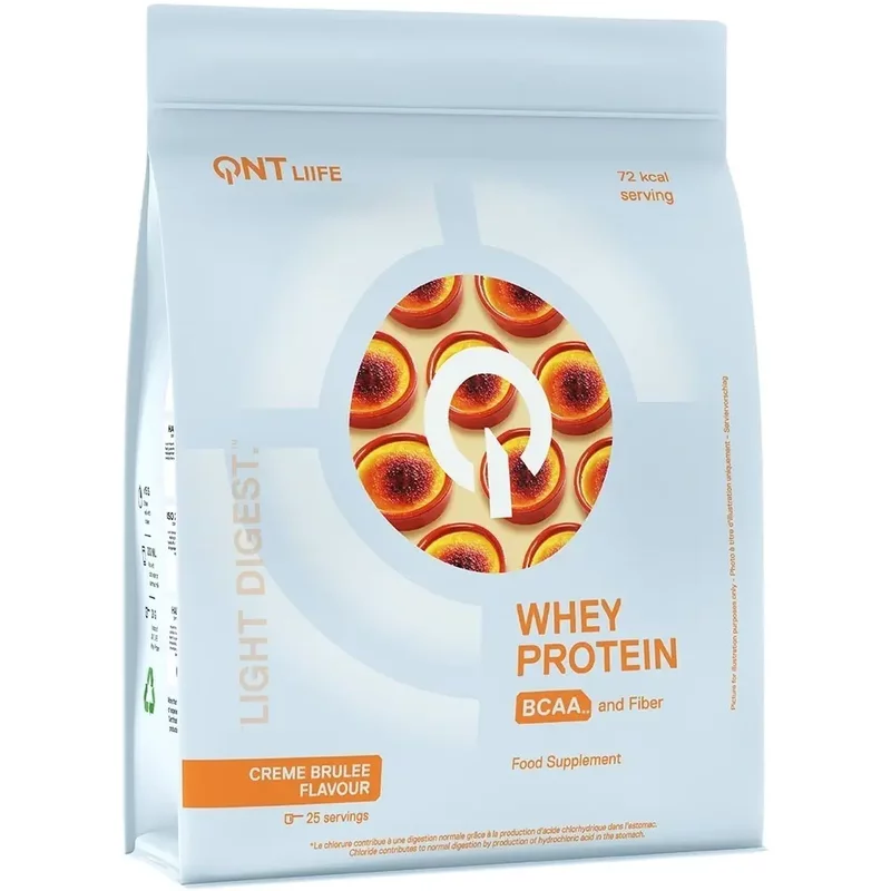 Nutrition protéinée QNT Light Digest Whey Protein - Crème brûlée