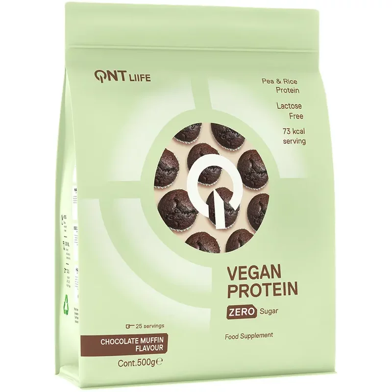 Protéine Muffin au chocolat QNT Vegan Protein Powder
