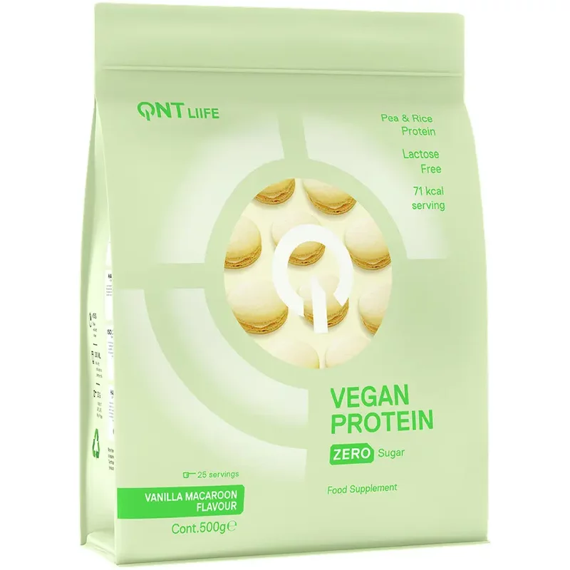 Protéine Macaron à la vanille QNT Vegan Protein Powder