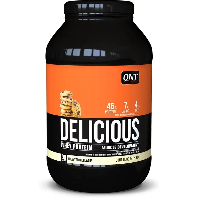 Nutrition protéinée poudre de protéines de lactosérum biscuit crémeux QNT