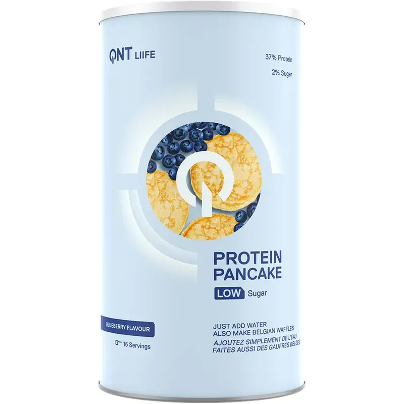 Nutrition protéinée allégée en sucre Myrtille QNT Protein Pancake