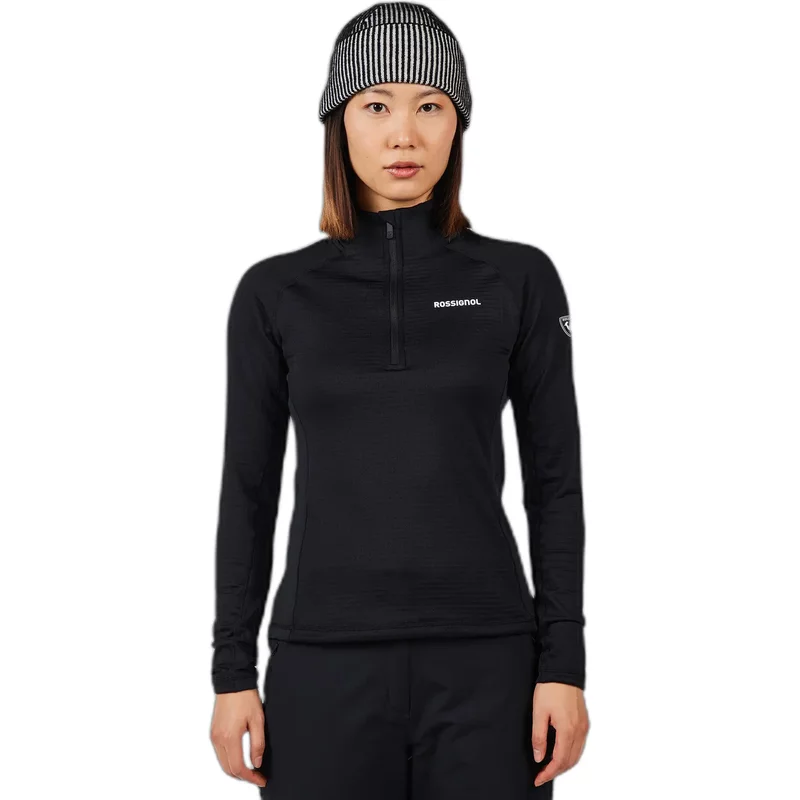 Women's 1/4 Zip Ski Jacket Rossignol Blackside MIX