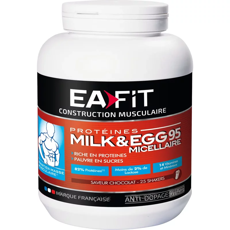 Milk & Egg 95 Micellaire vanille EA Fit