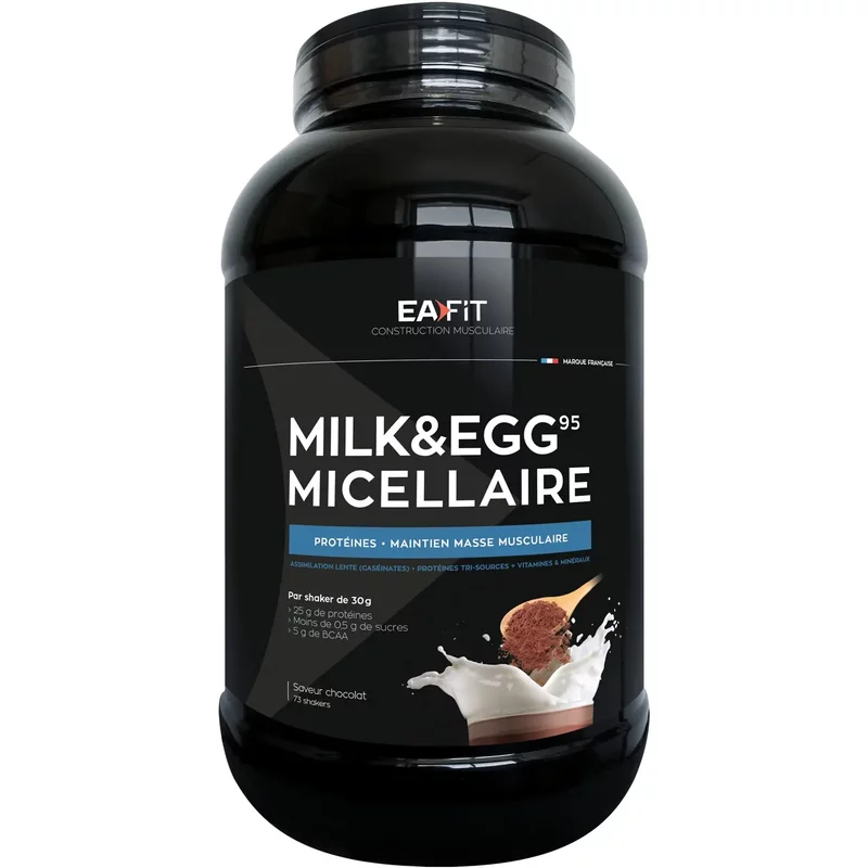 Milk & Egg 95 Micellaire chocolat EA Fit 2,2kg