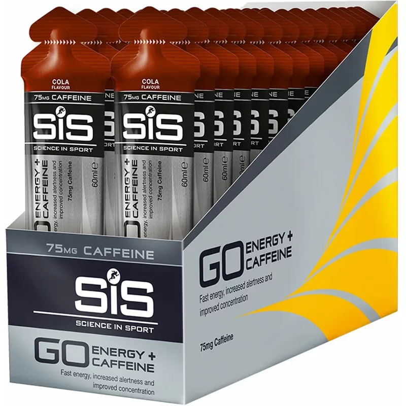 Gel énergétique Science in Sport Go + Cafeine Cola & Caffeinne - 60 ml