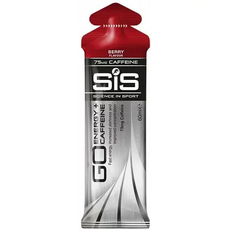 Gel énergétique Science in Sport Go + Cafeine - Berry - 60 ml