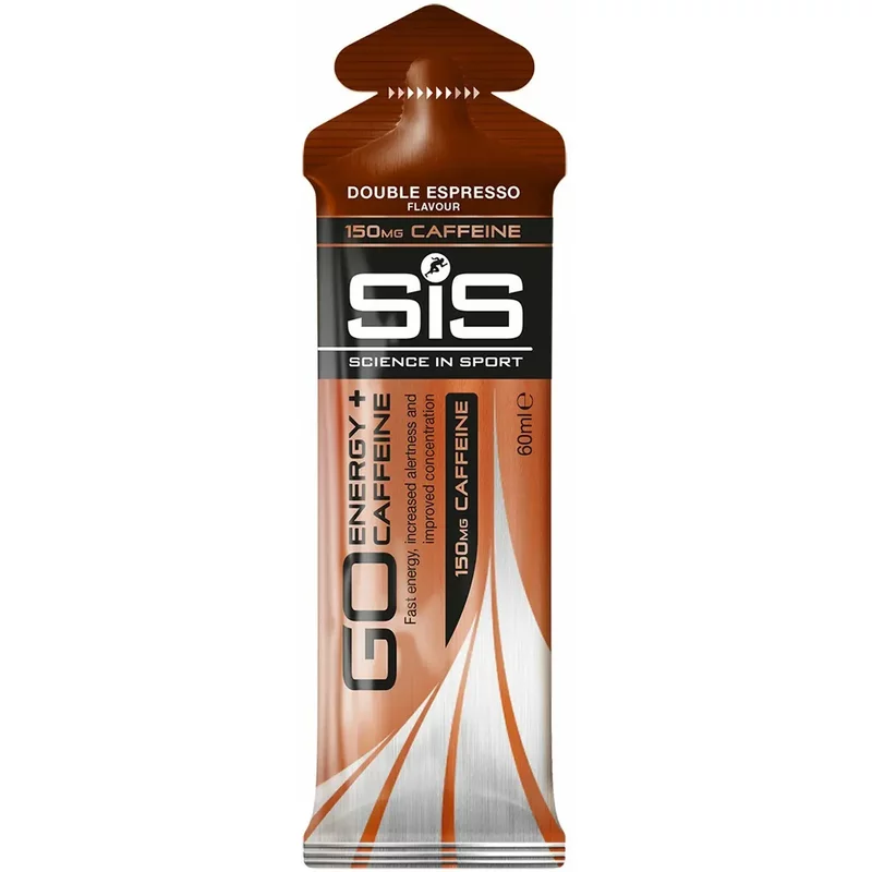 Gel énergétique Science in Sport Go + Cafeine Espresso double - 60 ml