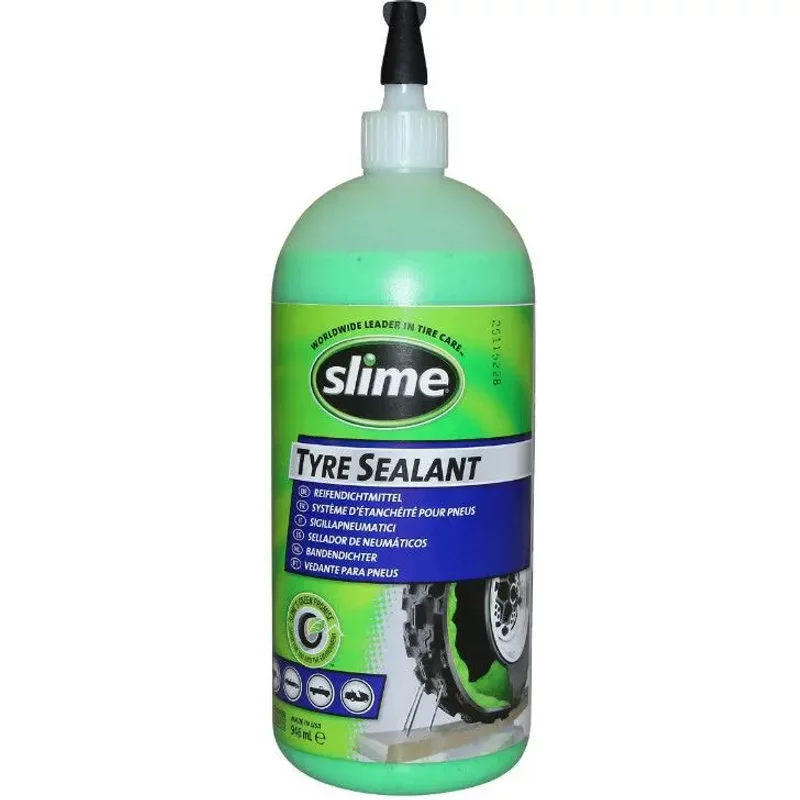 Liquide anti-crevaison préventif pour pneu tubeless Slime