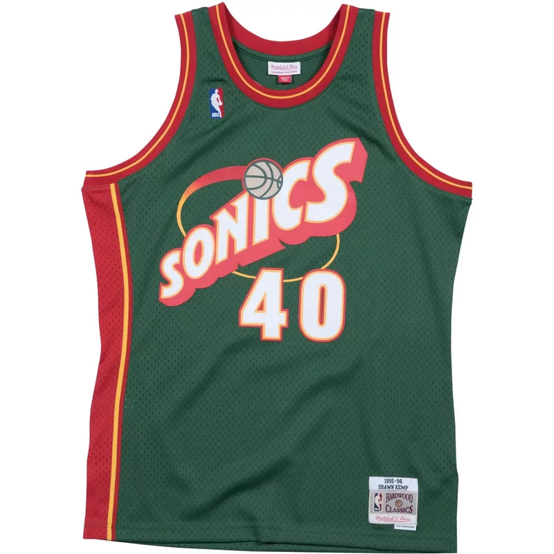 Maillot NBA Seattle Supersonics Shawn Kemp