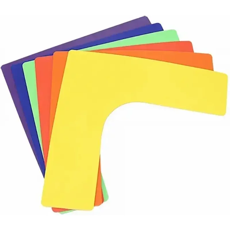 Lot de 6 marqueurs de délimitation corner polyvinyle Softee