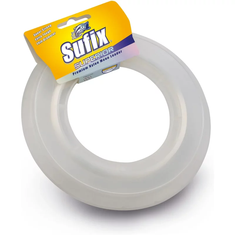 Bottom of the line Sufix Superior Leader Clear 100 m/0,90 mm