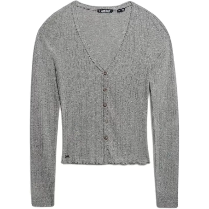 Cardigan en pointelle femme Superdry Athletic Essentials