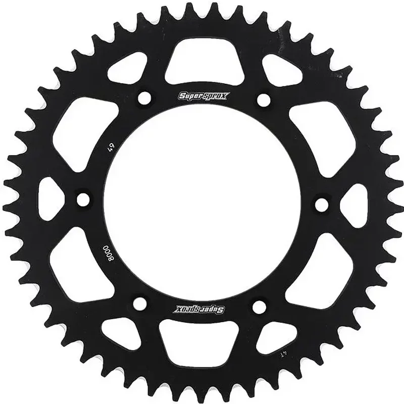 Couronne moto aluminium Supersprox RAL-8000:49