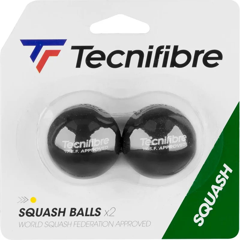 Lot de 2 Balles de squash Tecnifibre