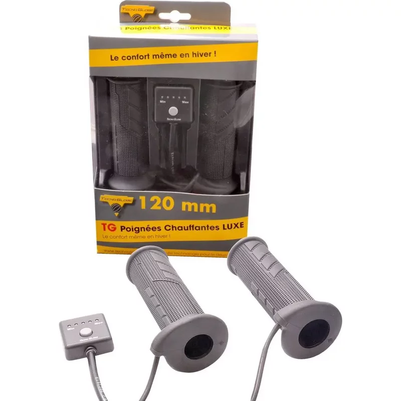 Paire de poignées chauffantes Tecnoglobe Luxe Quad