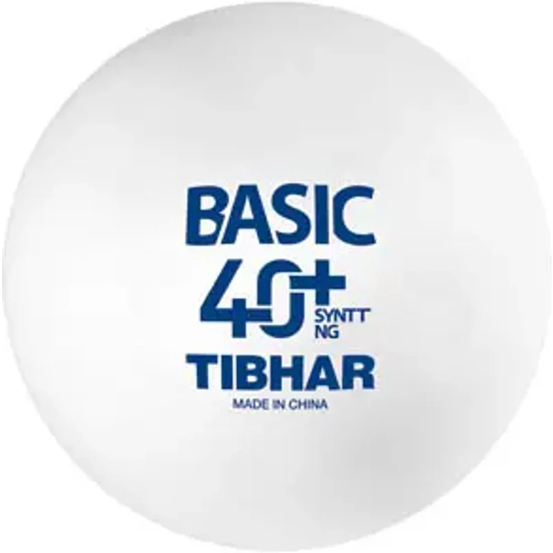 Balle de tennis de table Tibhar Basic 40+ SYNTT NG (x72)