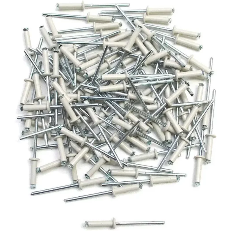 Lot de 100 rivets plaque immatriculation Top Plaq