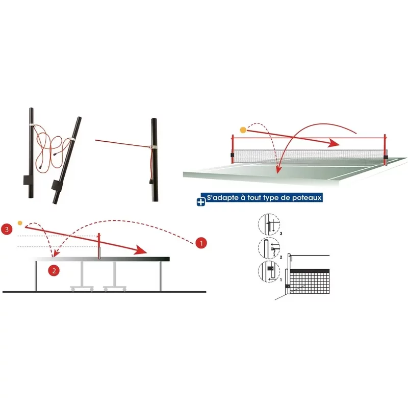 Sur-filet de tennis de table Tremblay