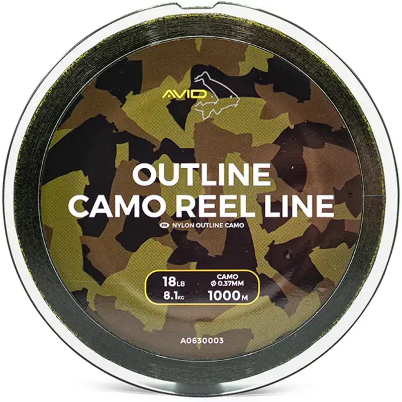 Fishing nylon Avid Outline camo reel line 15lb 1000 m
