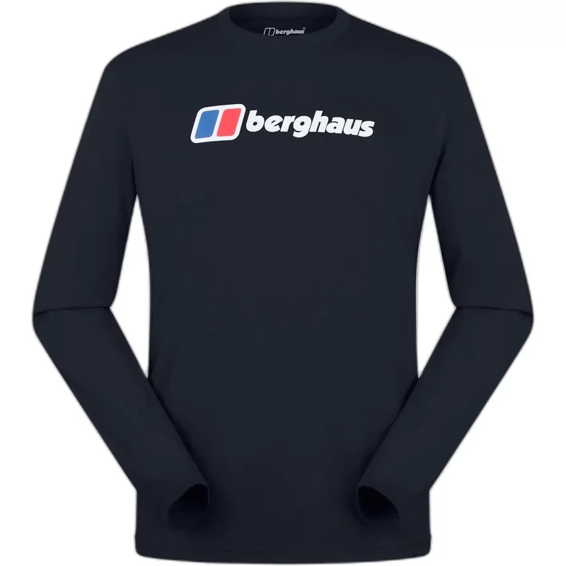 Long sleeve T-shirt with large logo Berghaus