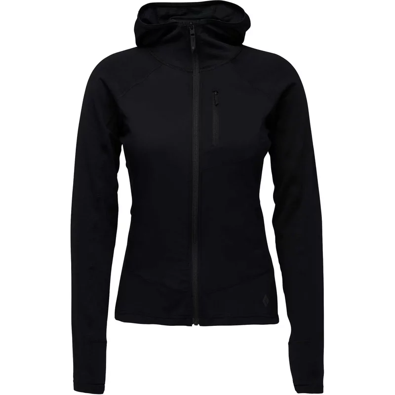 Women's hooded sweatshirt Black Diamond Coefficient LT Hybrid